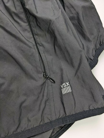 VSX Victoria Secret Sport Womens Black zip up Running Jacket S Removable Sleeve - Picture 7 of 12